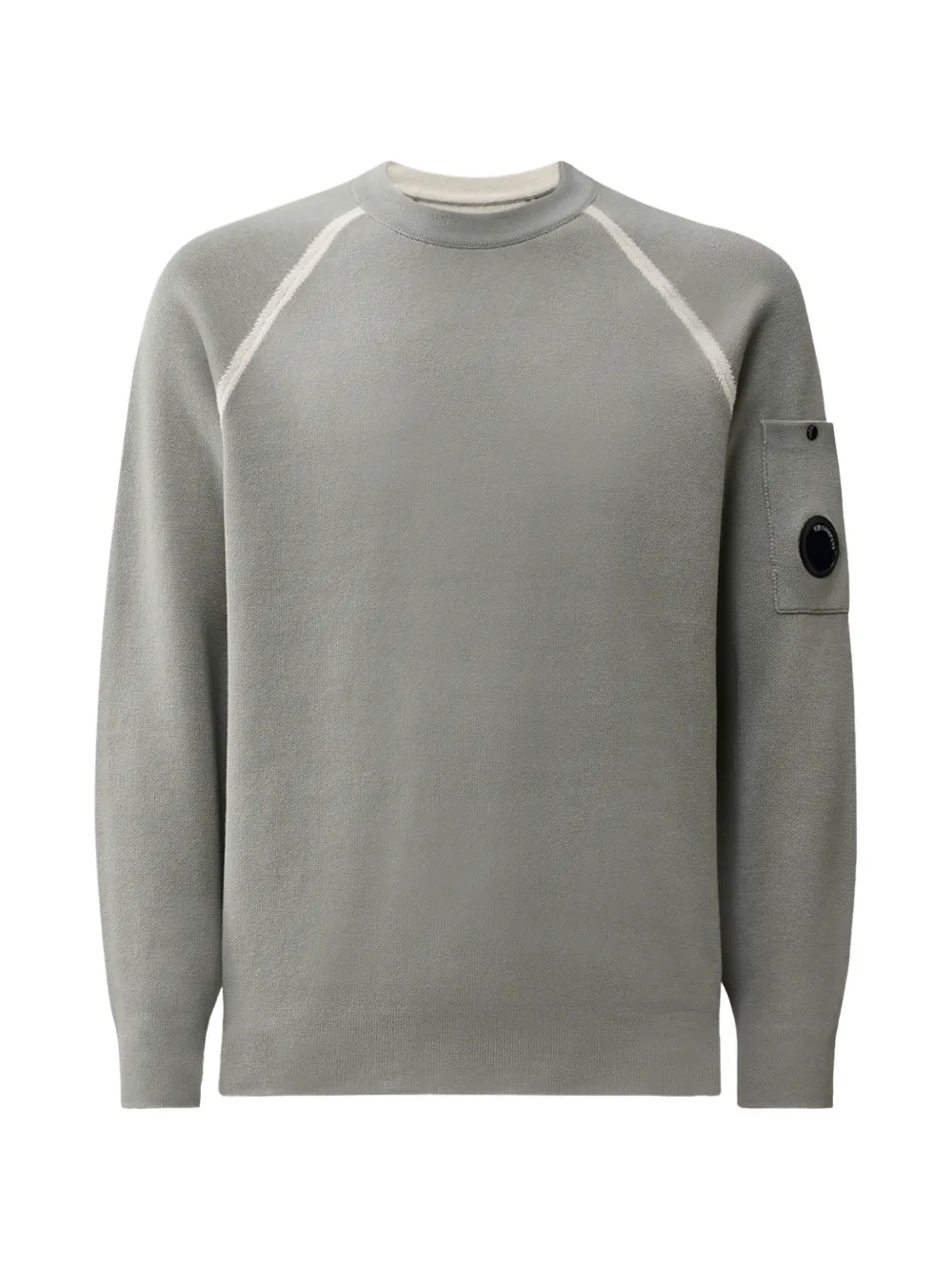 C.P. Company Pullover mit Linsen-Detail - Grau
