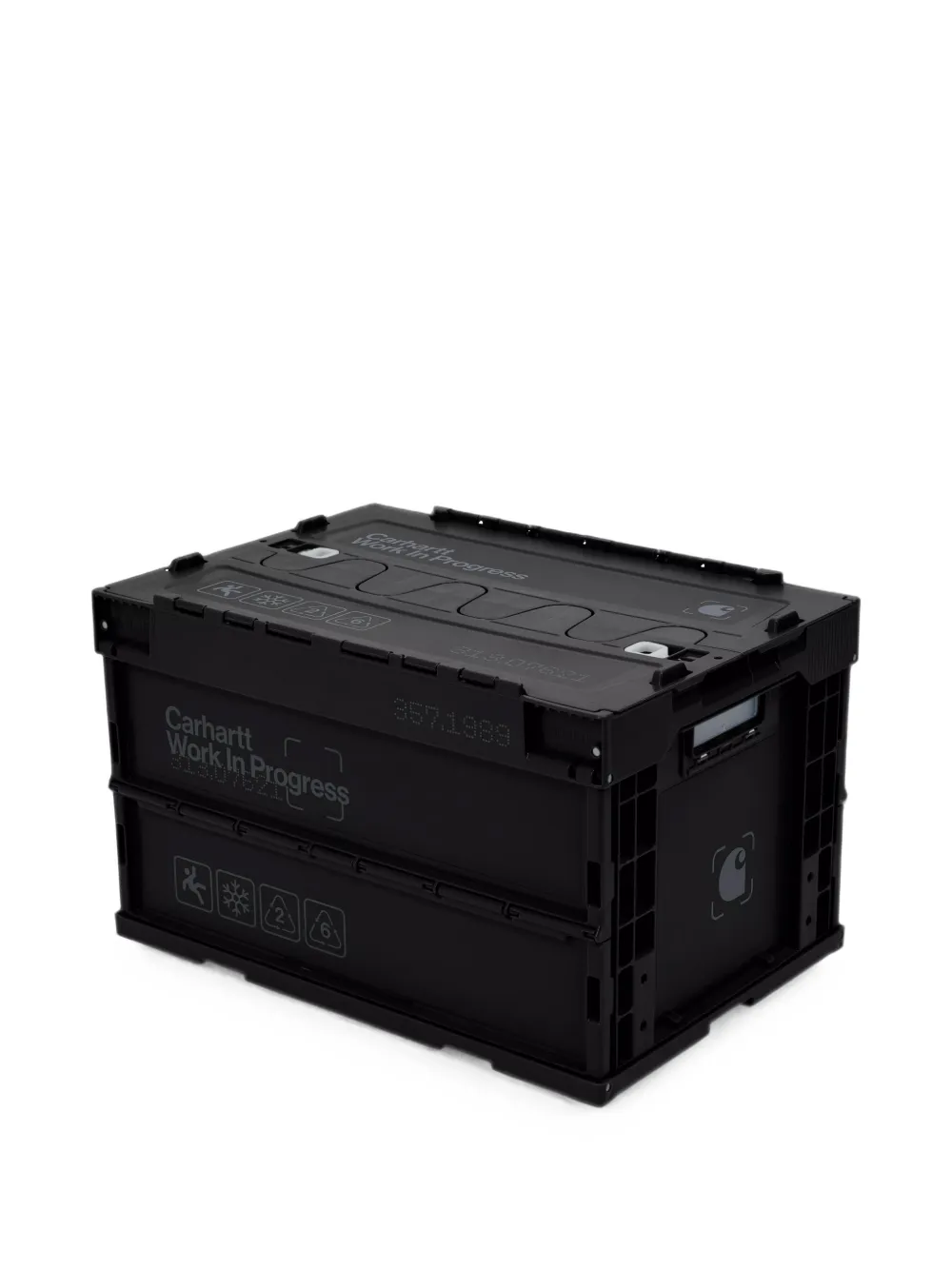 Carhartt WIP logo-print boxed foldable container - Nero