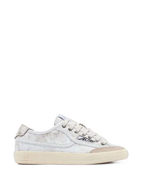 Autry crack-effect leather sneakers