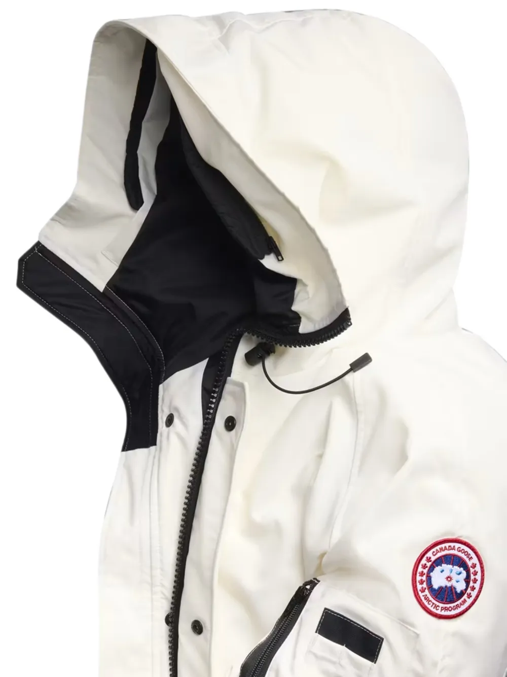 Canada Goose Chilliwack jack met capuchon Wit