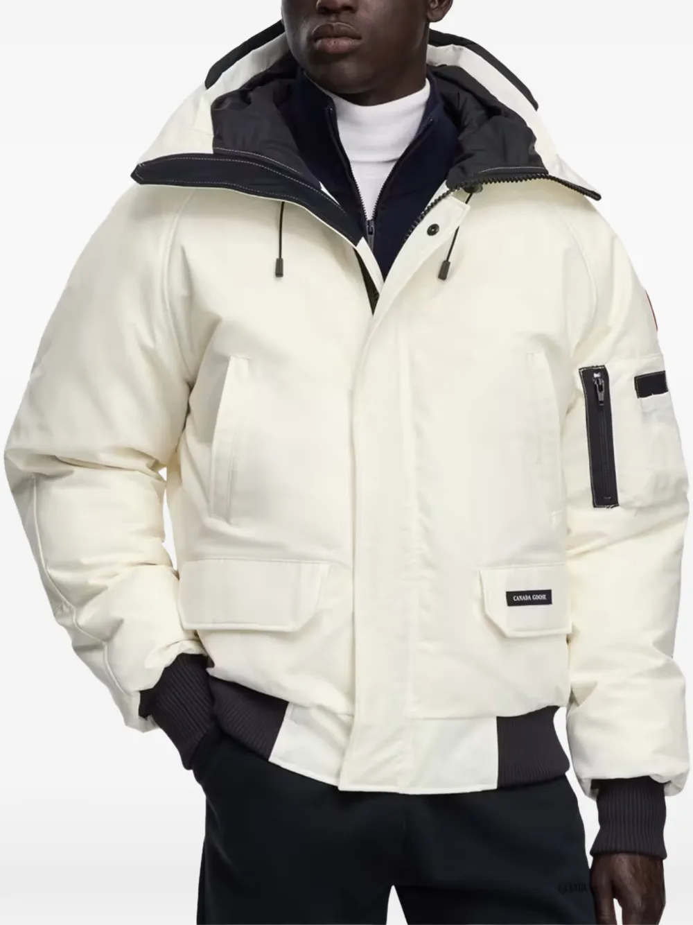 Canada Goose Chilliwack jack met capuchon Wit