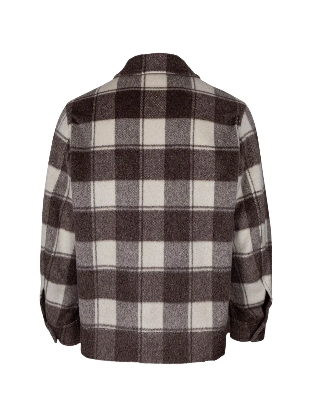 Golden Goose Geruit jack van mohairblend Bruin