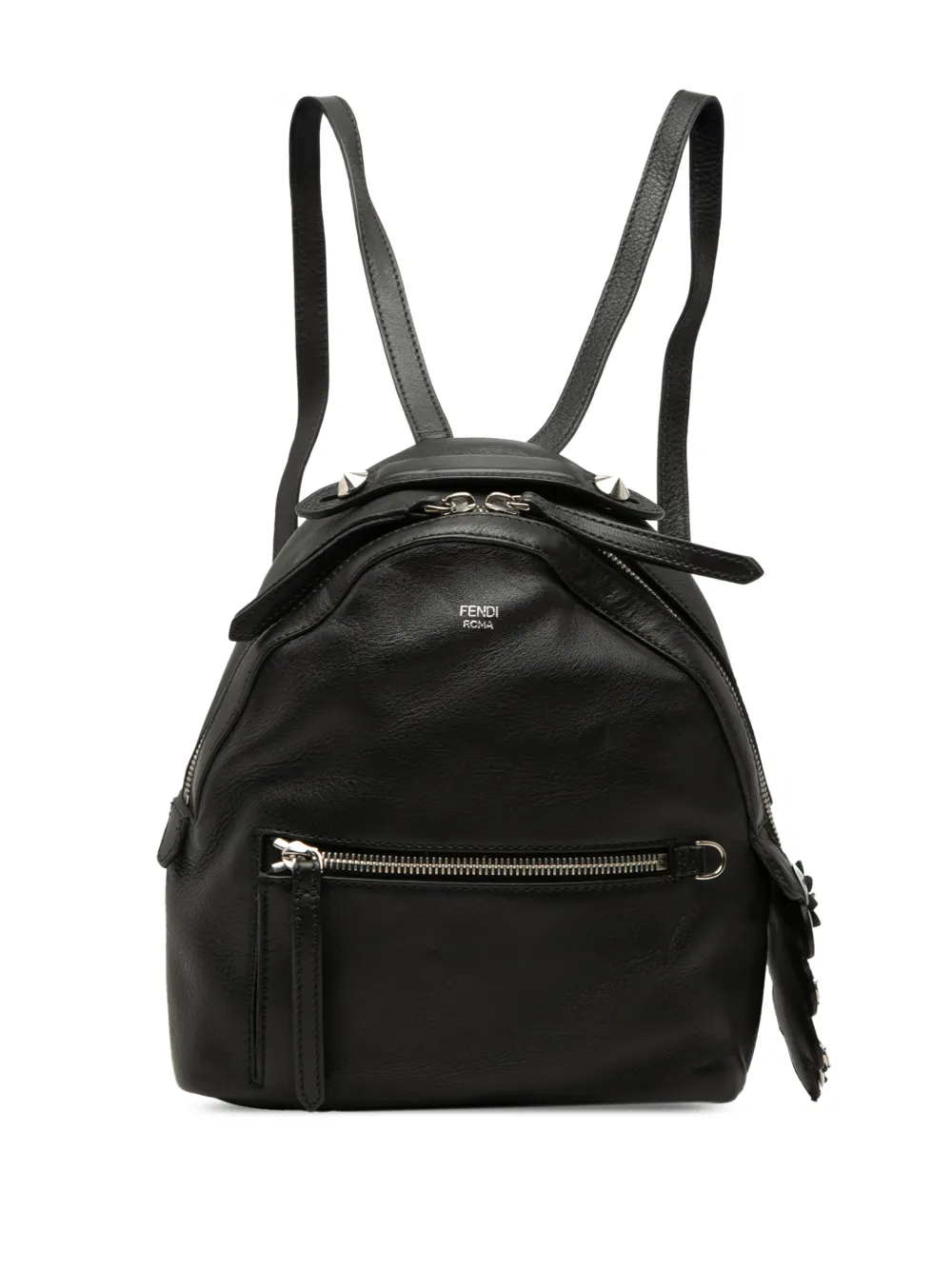 Fendi Pre-Owned 2010-2026 Mini Calfskin By The Way backpack - Black