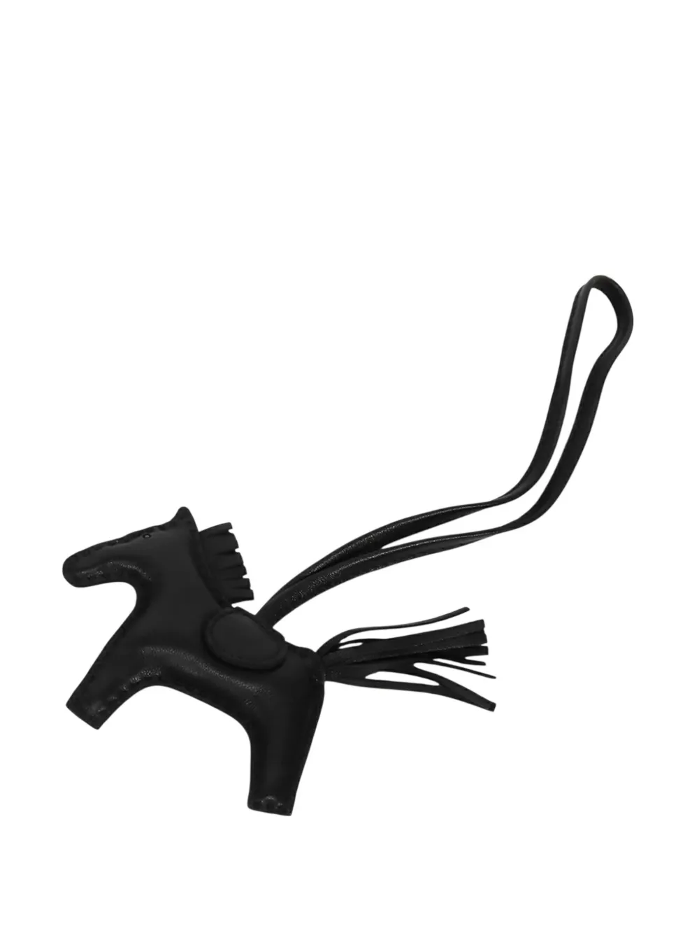Hermès Pre-Owned Portachiavi Milo GriGri Rodeo PM in pelle di agnello 2000-2026 - Nero