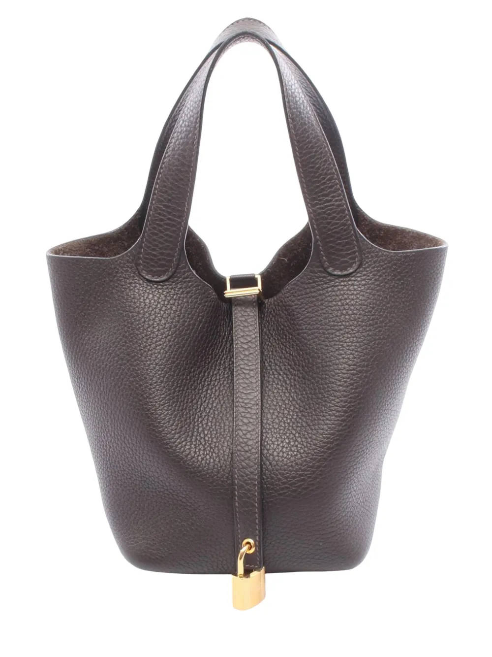 Hermès Pre-Owned 2022 Clemence Picotin Lock 18 handbag - Braun