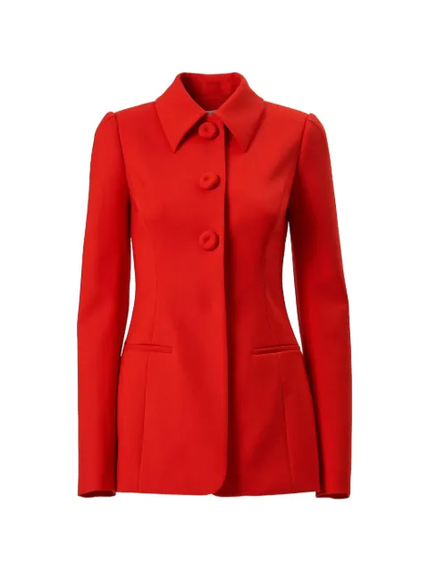 Carolina Herrera belted collared jacket