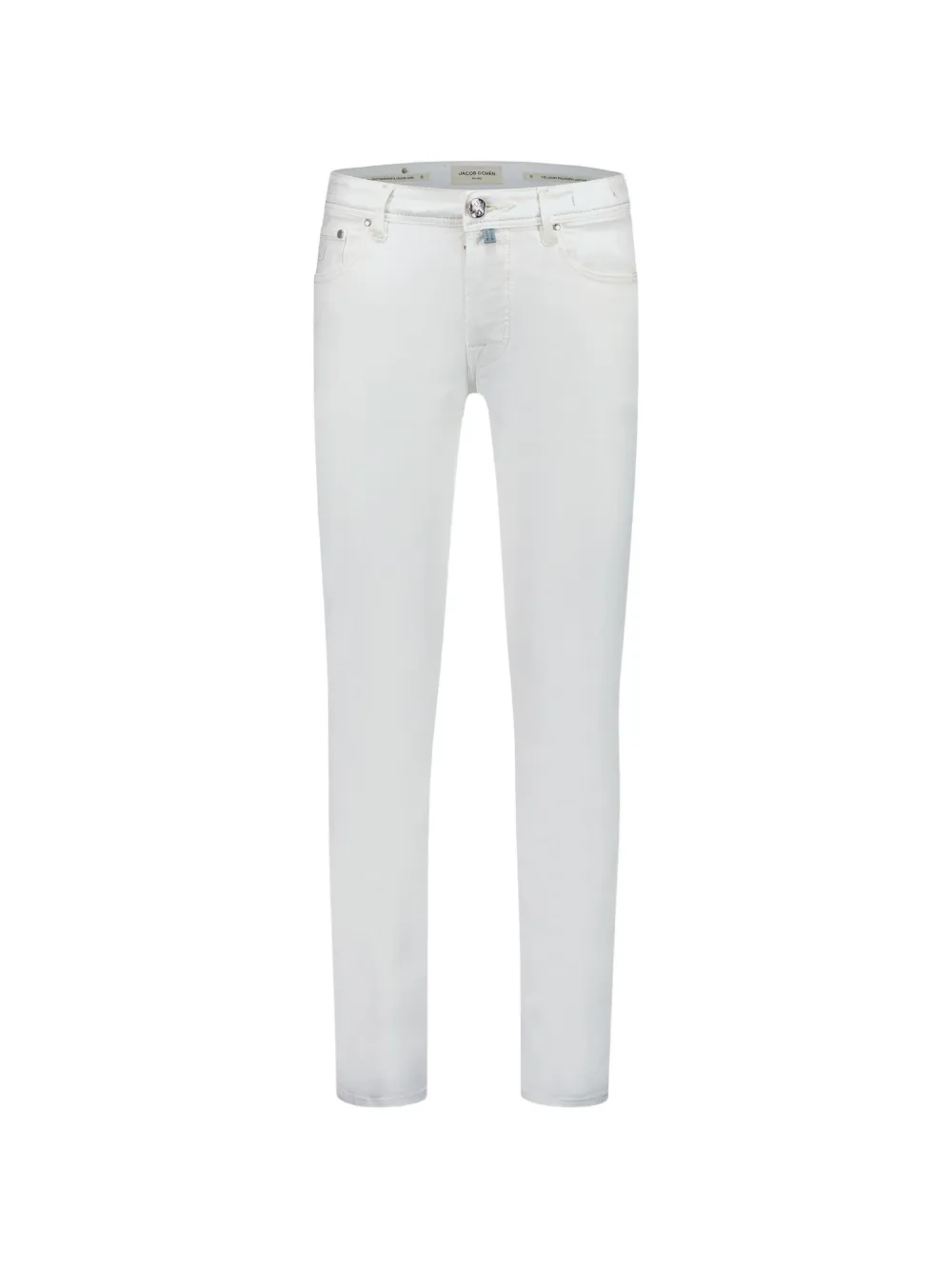 Jacob Cohën logo-patch slim-fit jeans - Bianco