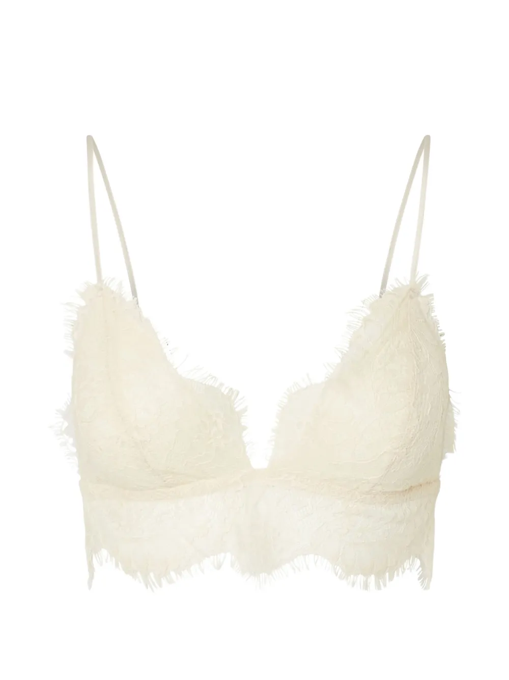 LIU JO chantilly-lace bralette - Toni neutri