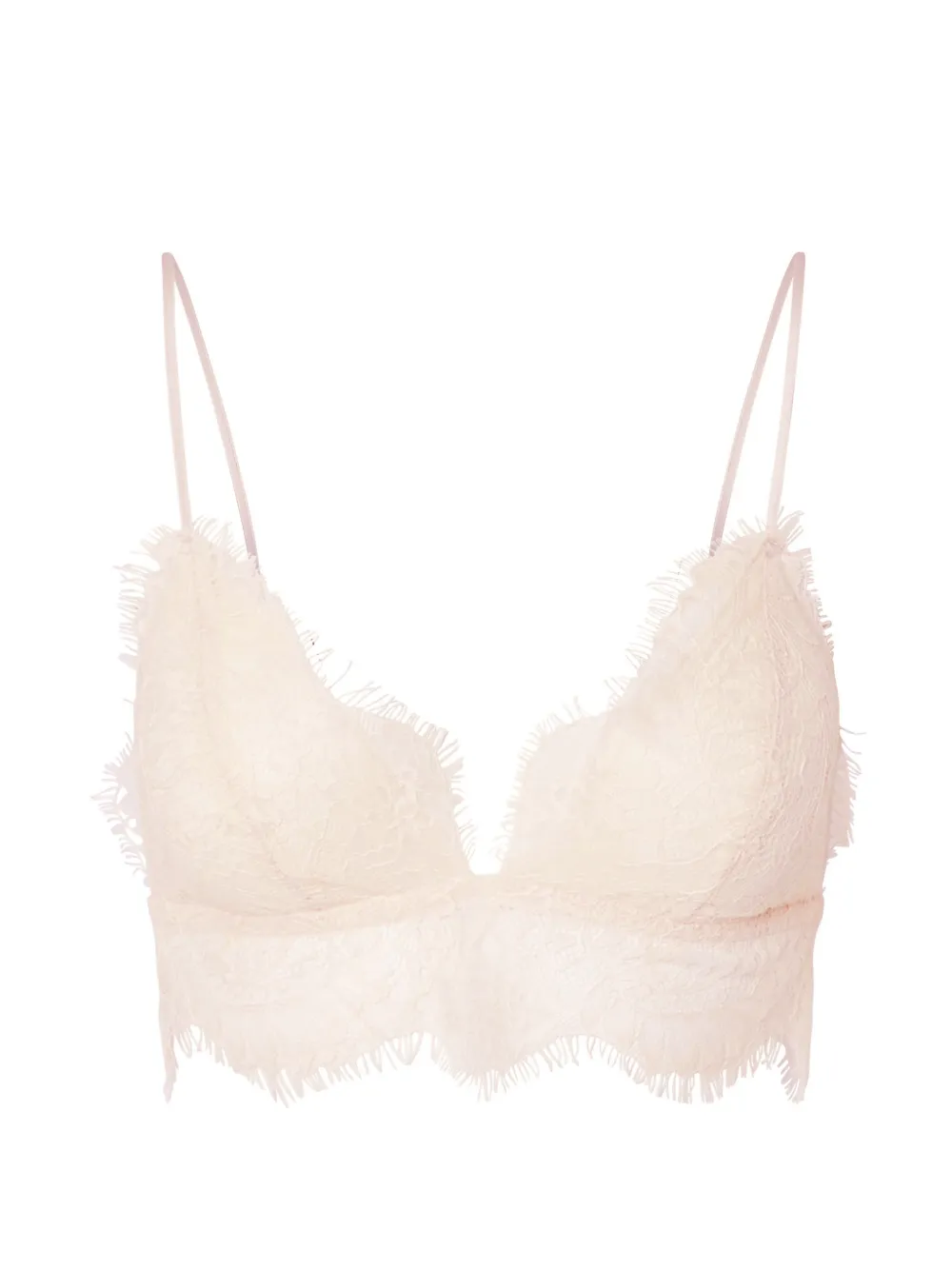 LIU JO chantilly-lace bralette - Toni neutri