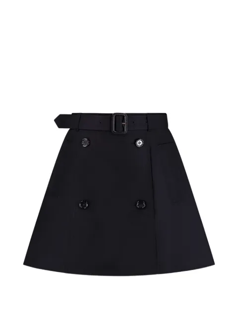 Burberry Kids double-breasted belted skirt