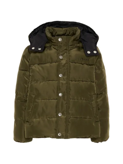 John Richmond Junior quilted hooded jacket