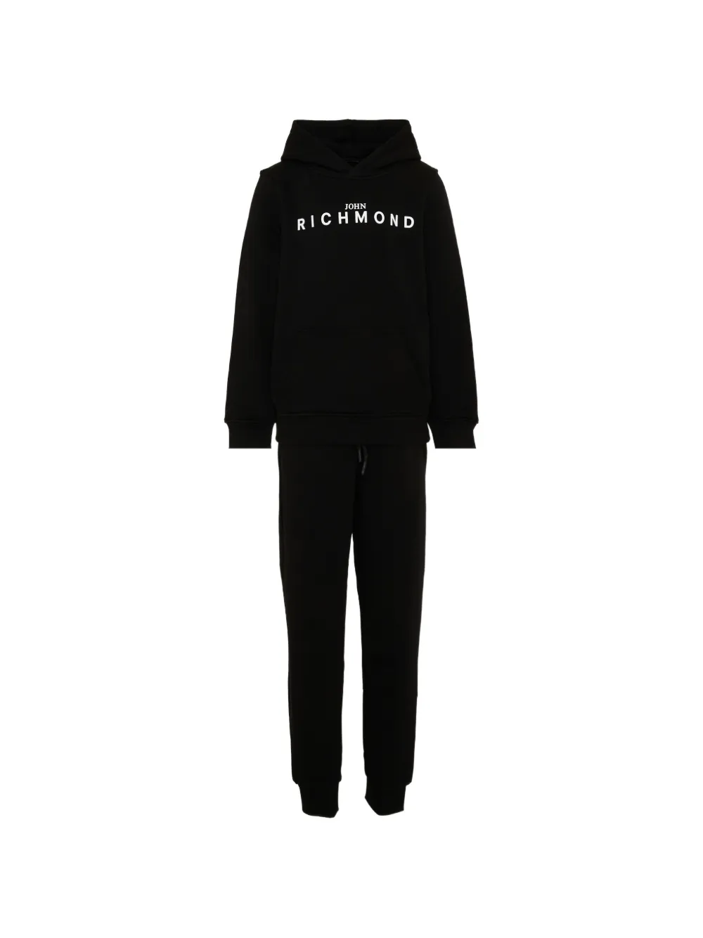 John Richmond Junior logo-print tracksuit set - Nero