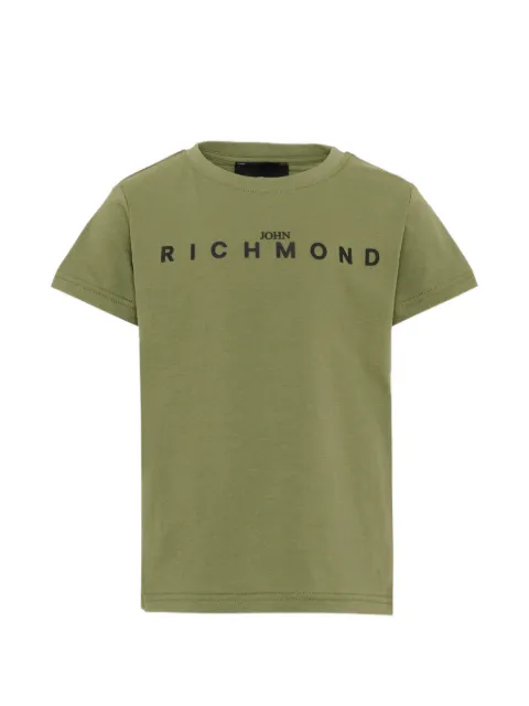 John Richmond Junior camiseta con logo estampado