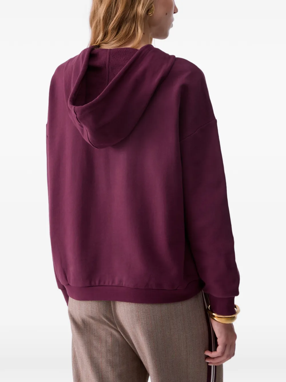 LIU JO Sweater met capuchon Paars