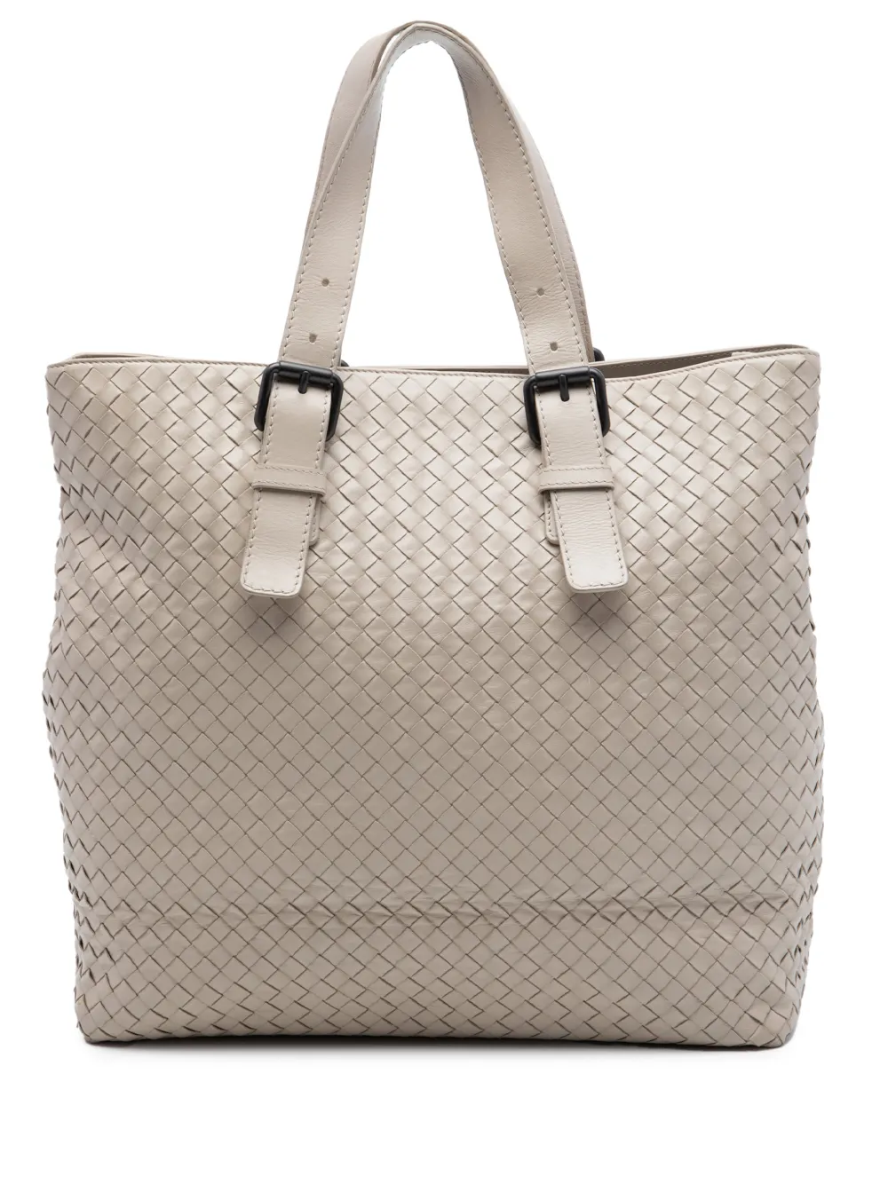 Bottega Veneta Pre-Owned 2012-2026 Nappa Intrecciato Belted tote bag - Nude