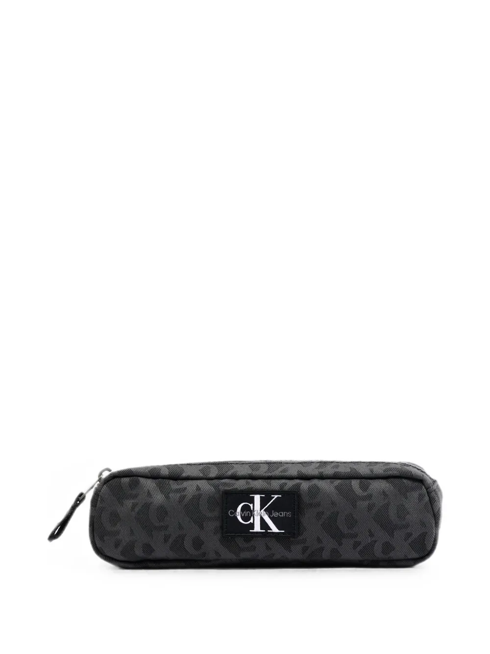 Calvin Klein Kids Stifteetui mit Monogramm-Print - Schwarz