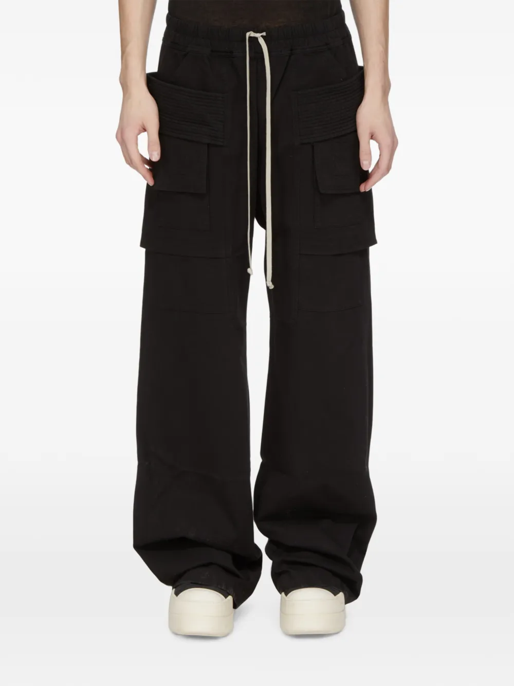 Rick Owens DRKSHDW Cargohose mit gesteppten Taschen - Schwarz