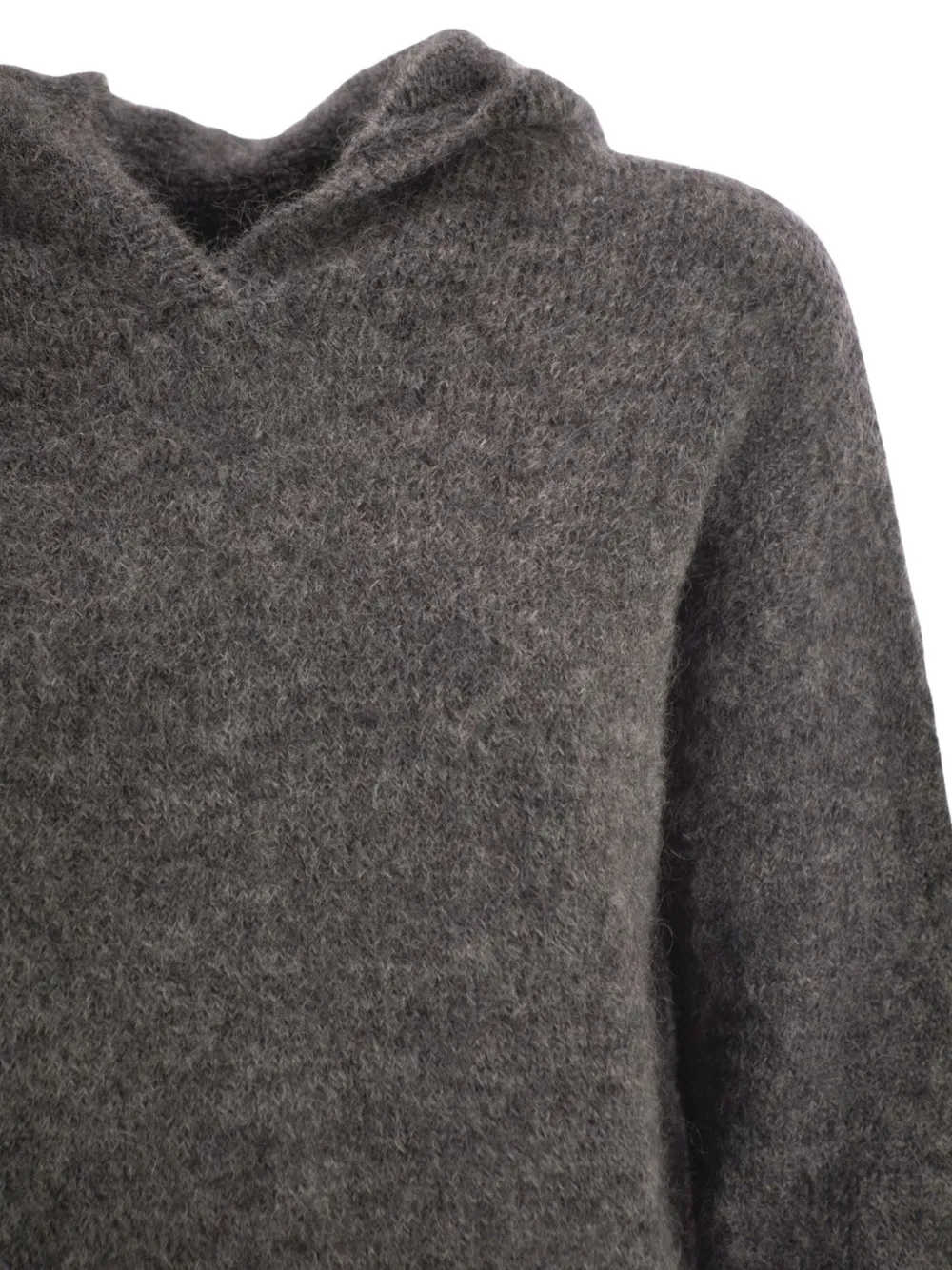 'S Max Mara Wollen trui met capuchon Grijs