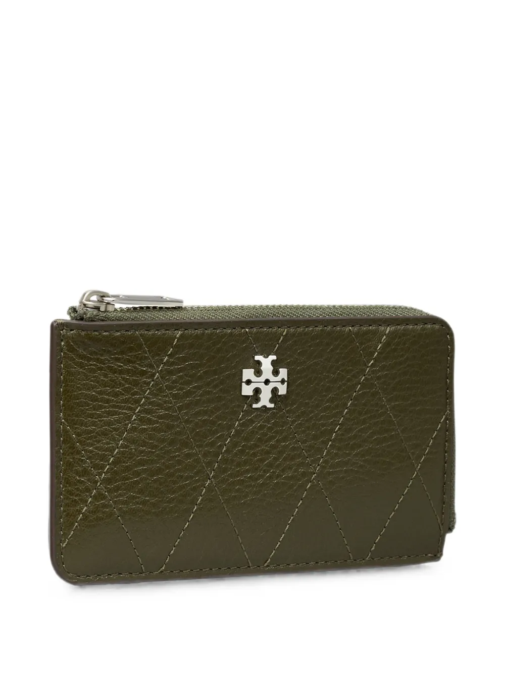 Tory Burch Gewatteerde kalfsleren pasjeshouder Groen