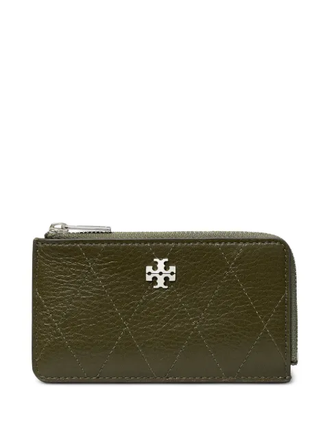 Tory Burch tarjetero acolchado de piel de becerro