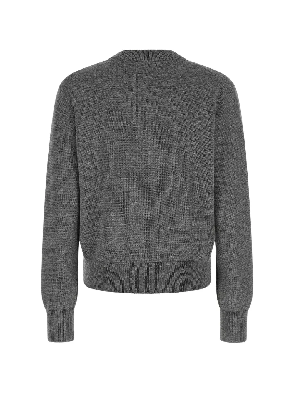 AMI Paris Vest met logo Grijs