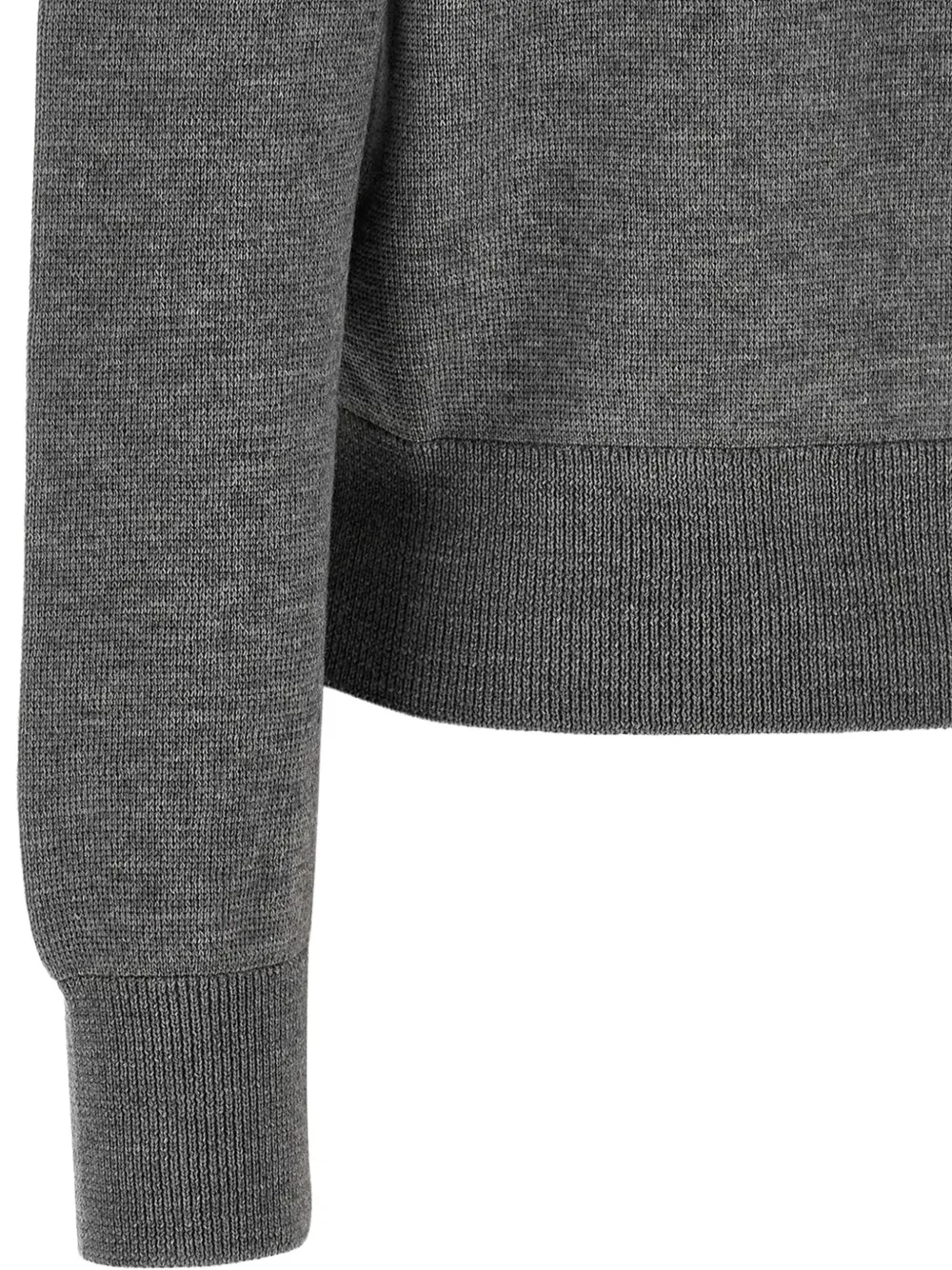 AMI Paris Vest met logo Grijs
