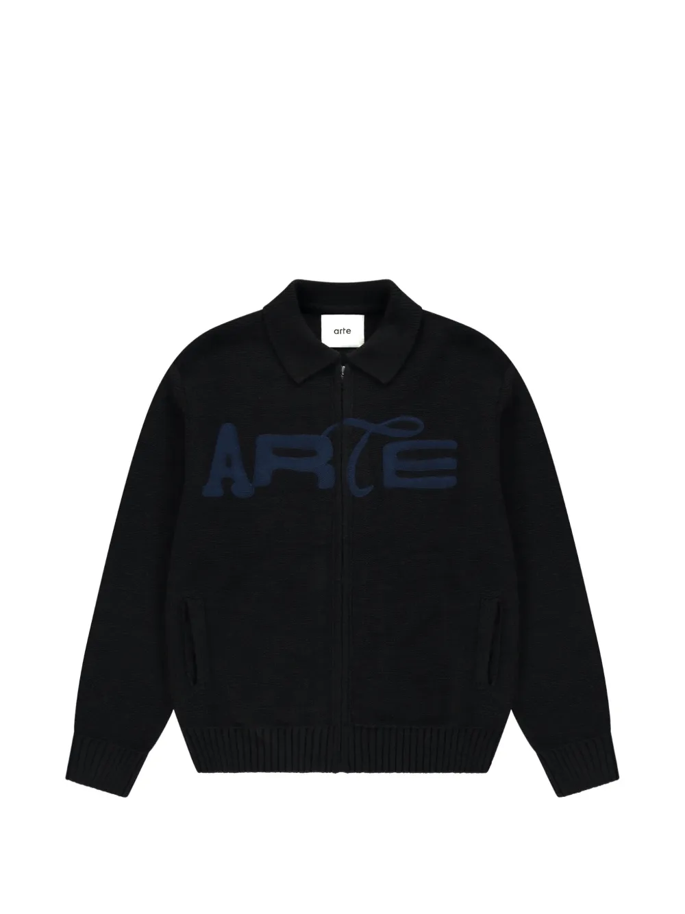 Arte Antwerp Pullover mit Reißverschluss - Schwarz