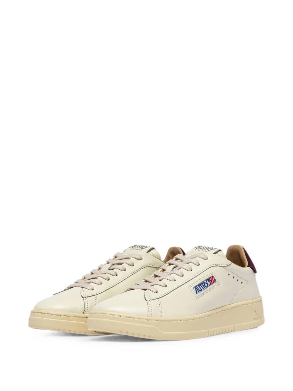 Autry Medalist leather sneakers Beige