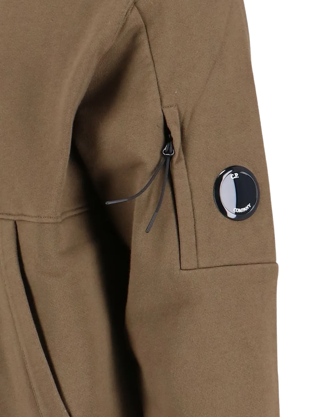 C.P. Company Hoodie met lens detail Groen