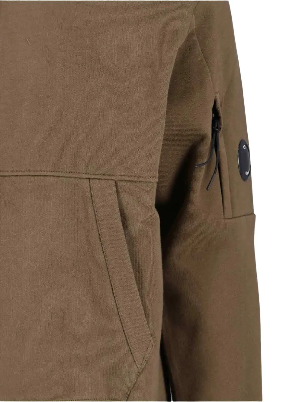 C.P. Company Hoodie met lens detail Groen