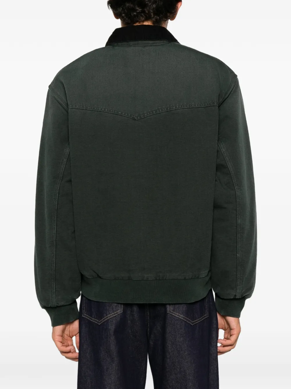 Carhartt WIP OG Santa Fe jack met ritssluiting Groen