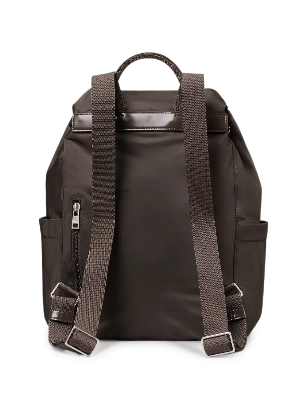 Tory Burch Virginia rugzak met gespdetail en logoplakkaat Bruin