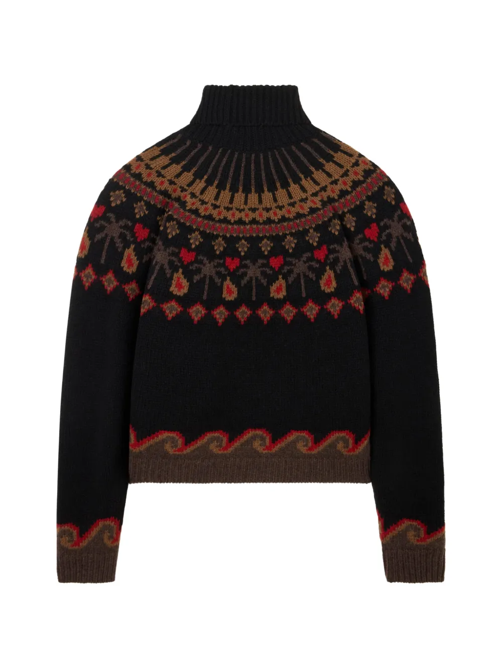 Alanui Sweet Winter coltrui Zwart