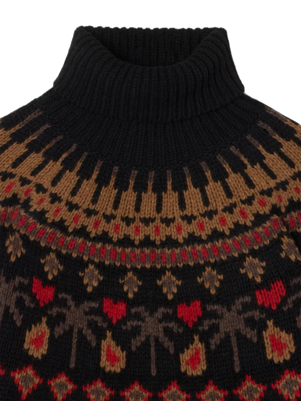 Alanui Sweet Winter coltrui Zwart