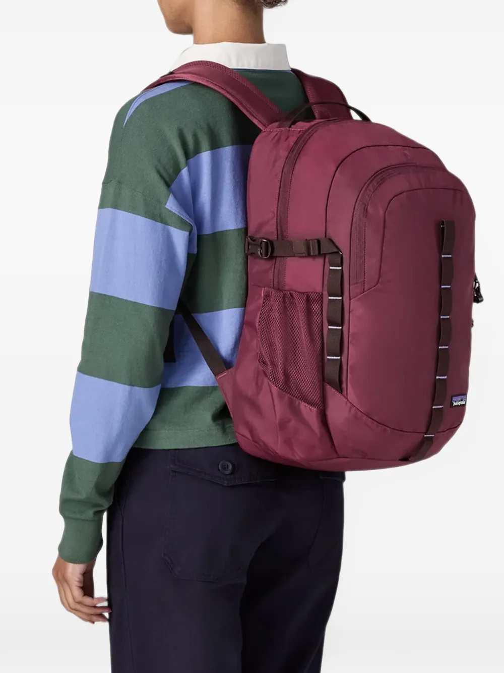 Patagonia Refugio Daypack rugzak met vlakken en logo-patch Rood