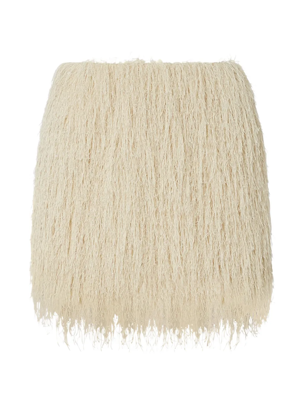 LIU JO fringe mini skirt - Toni neutri