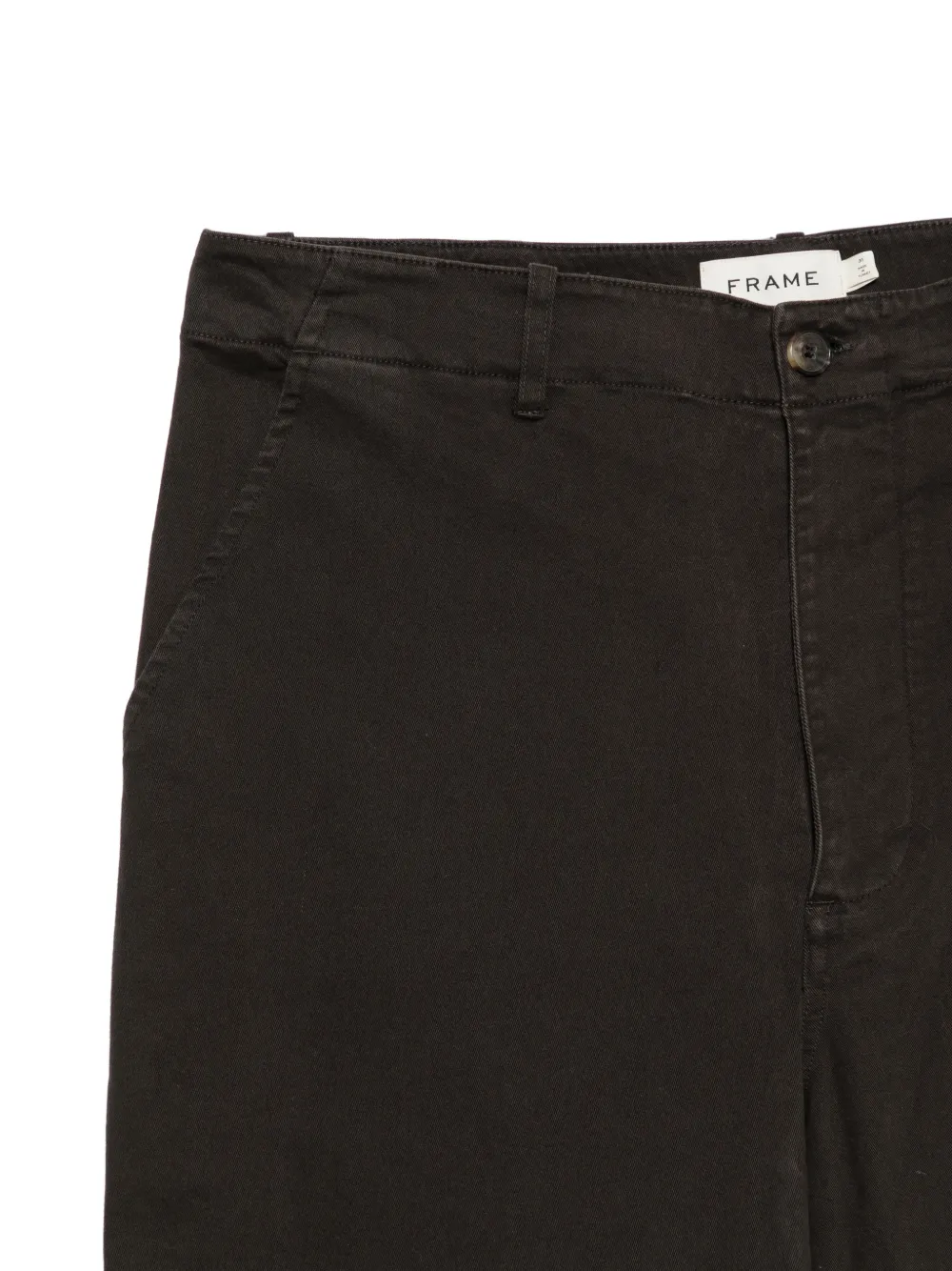 FRAME Straight broek Zwart