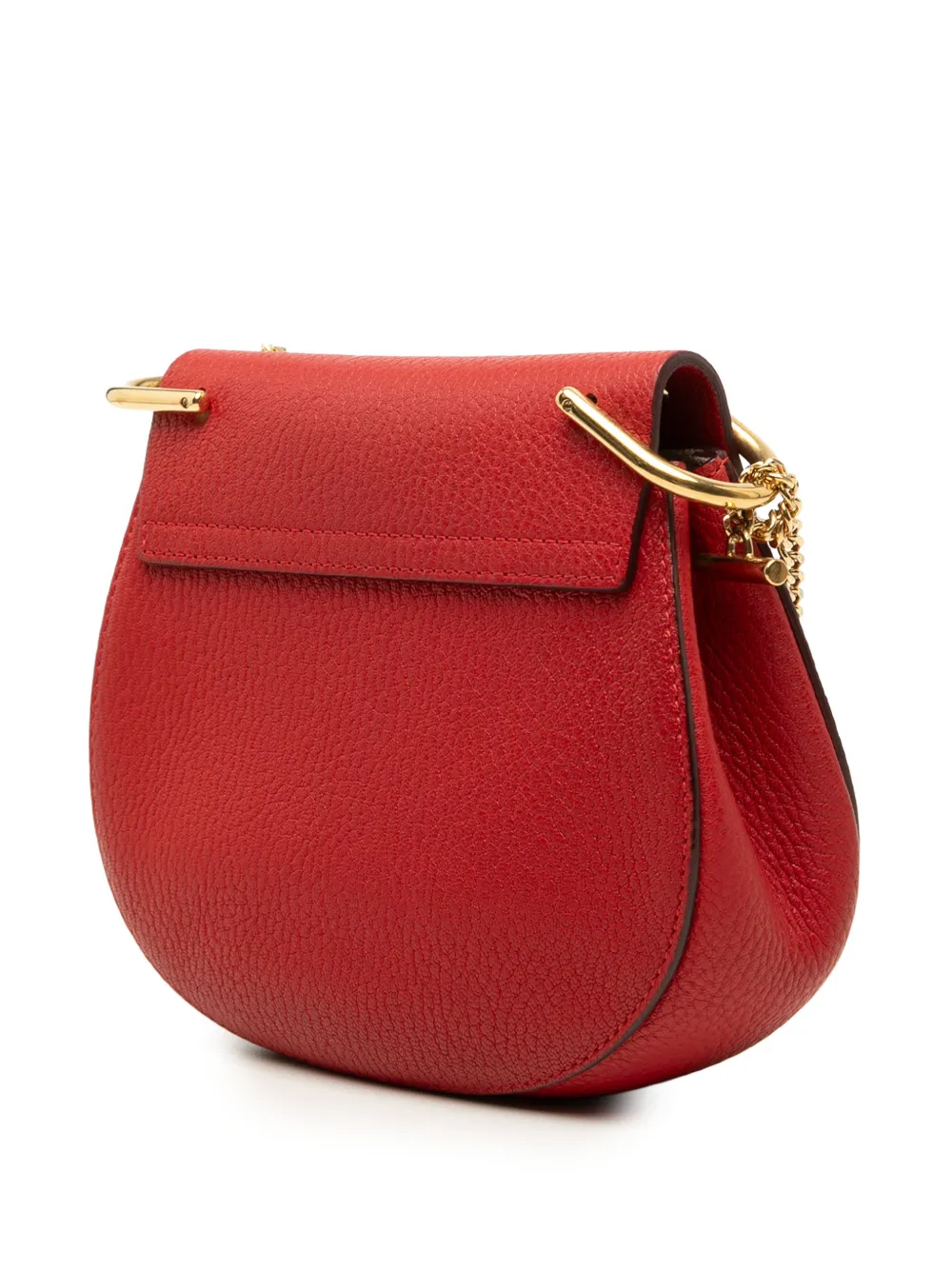 Chloé Pre-Owned 2016 Mini Leather Drew Crossbody Bag | Red | FARFETCH