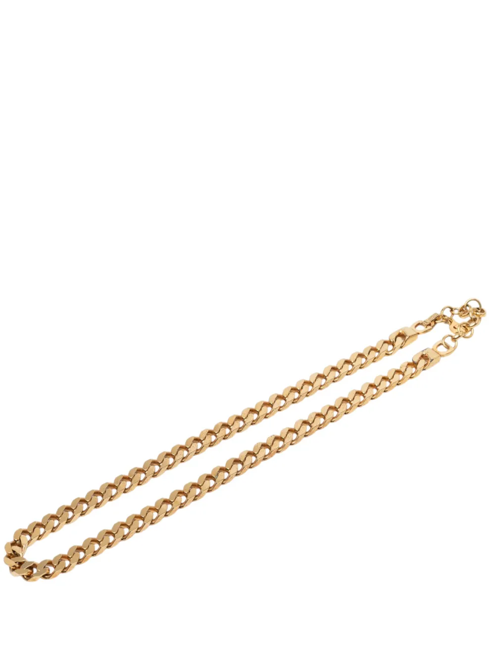 Christian Dior Pre-Owned 20th Century Gold Plated Chain Necklace costume necklace