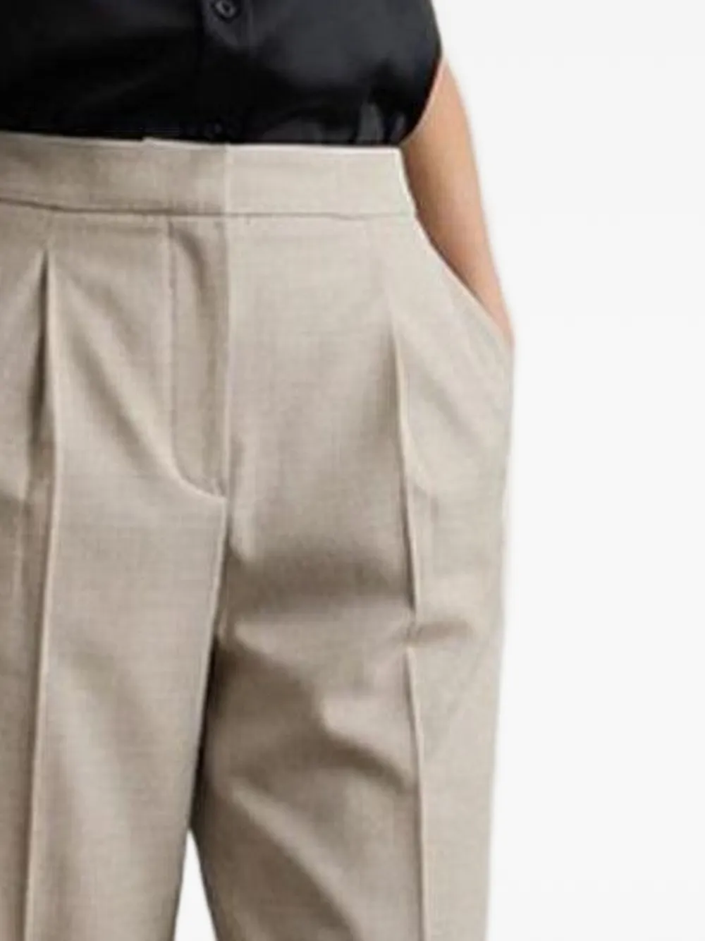 Antonelli Simone plooibroek Beige