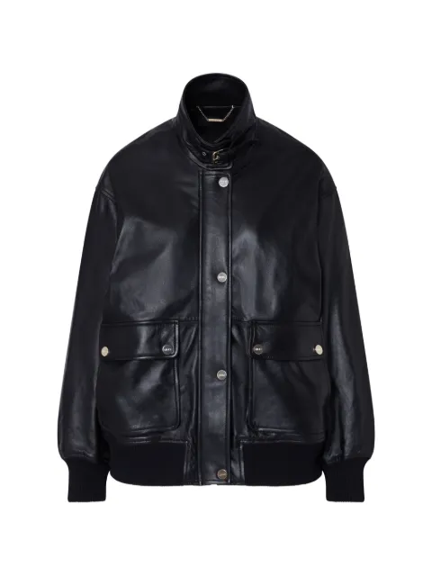 LIU JO chamarra oversize de piel