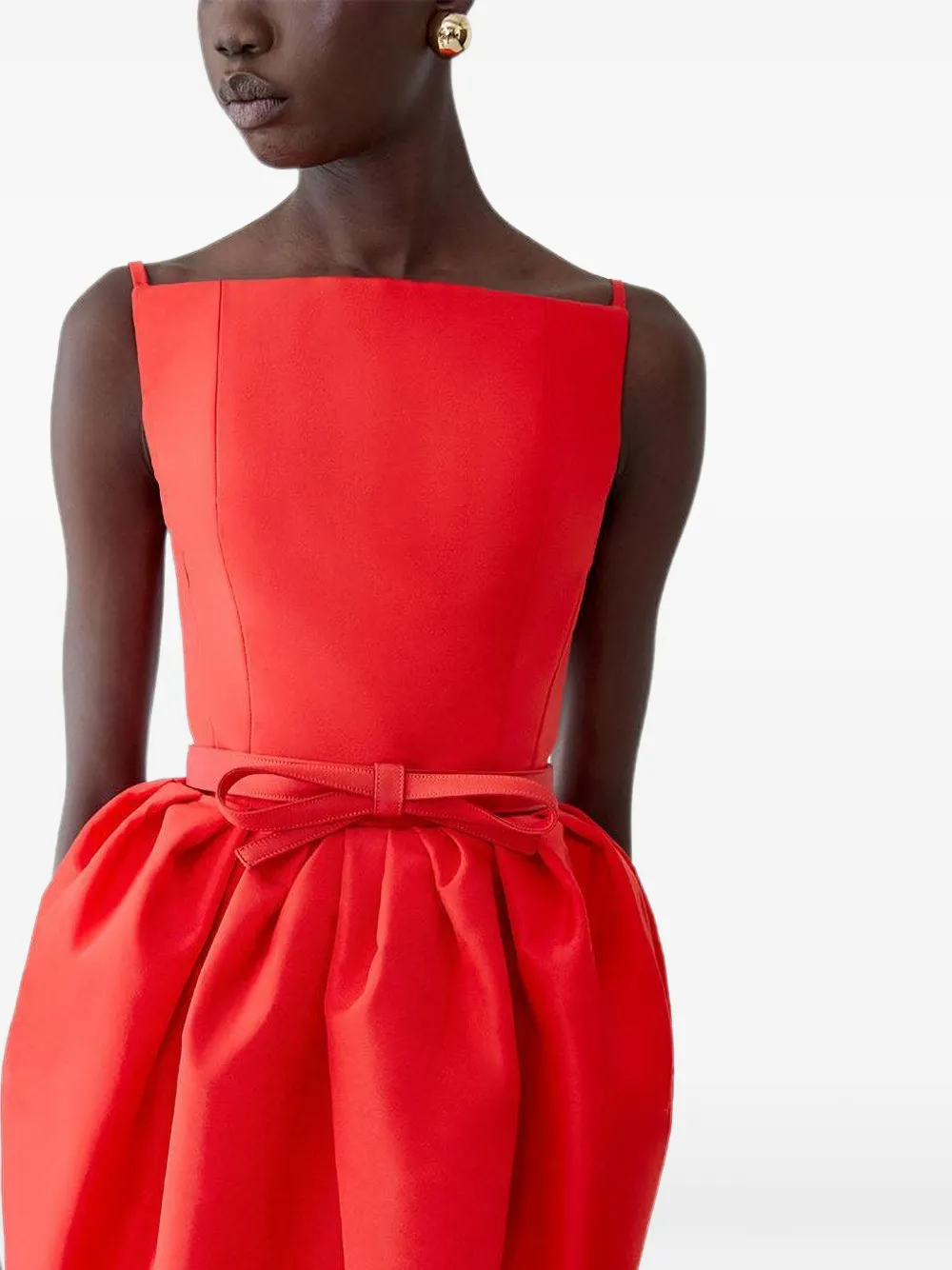Carolina Herrera Riem met strik Rood