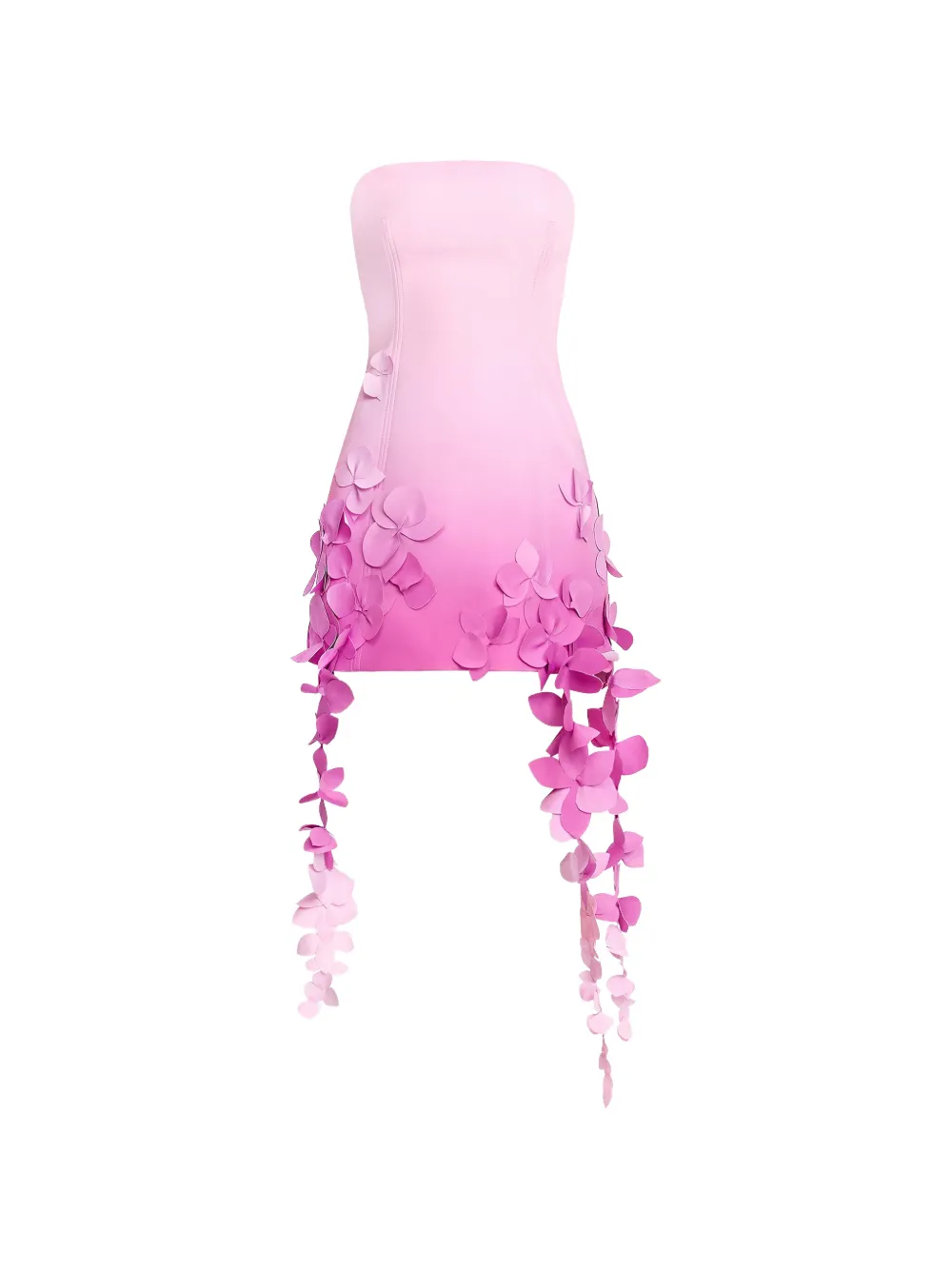 Acler Sandia floral-appliqué mini dress - Rosa
