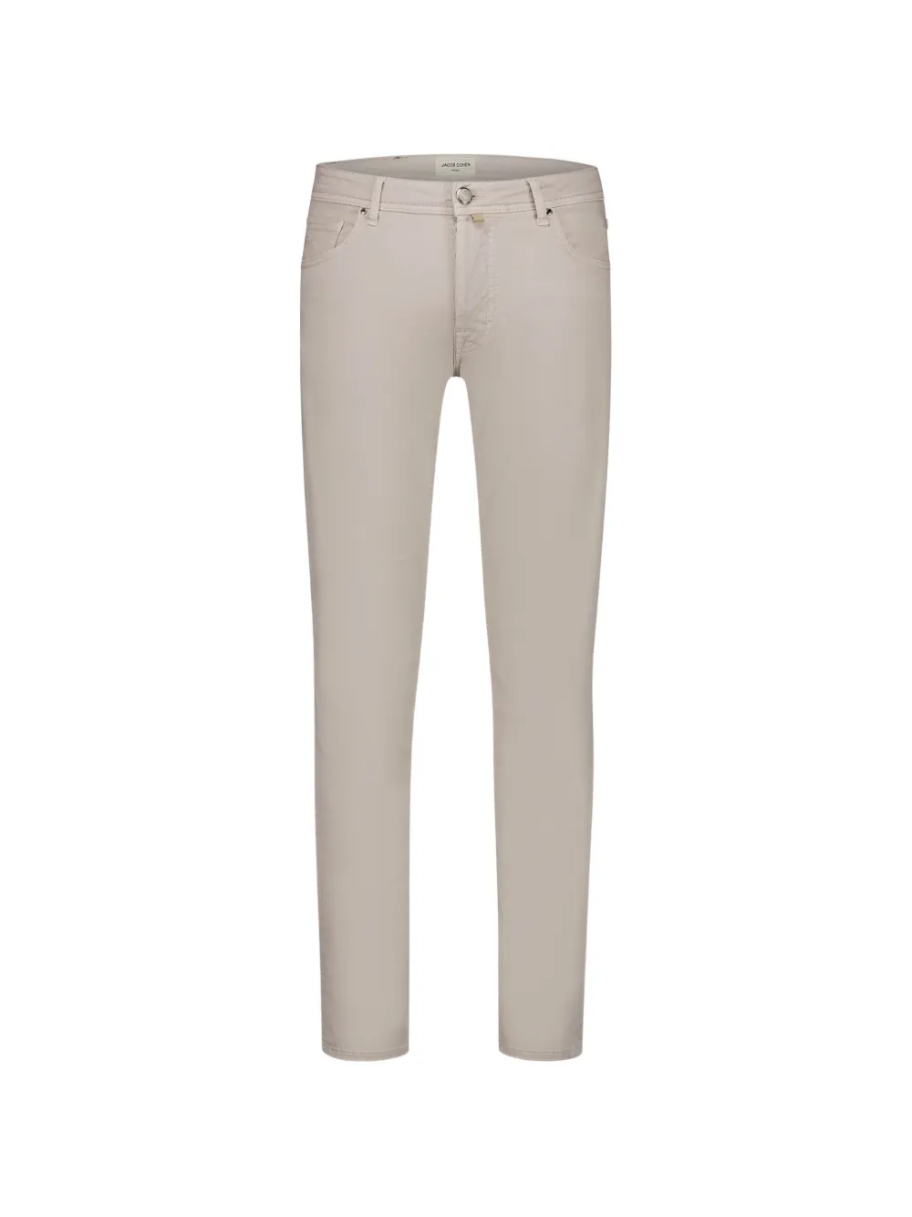 Jacob Cohën logo-plaque slim-fit trousers - Nude