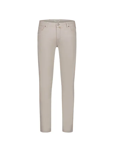 Jacob Cohën logo-plaque slim-fit trousers