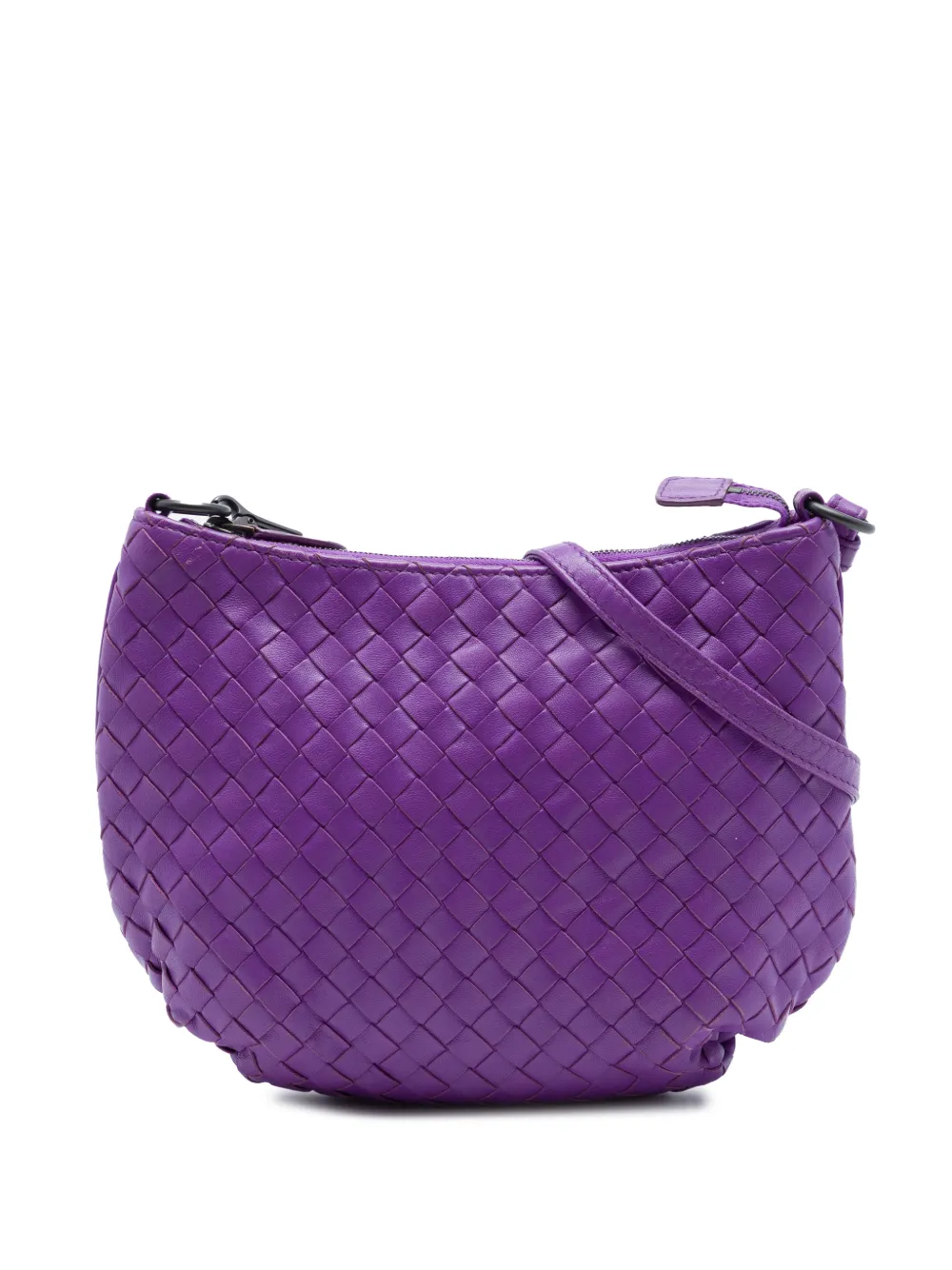 Bottega Veneta Pre-Owned 2012-2026 Small Nappa Intrecciato crossbody bag - Purple