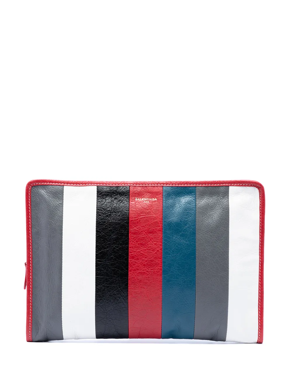 Balenciaga Pre-Owned Clutch Bazar a righe 2017 - Multicolore