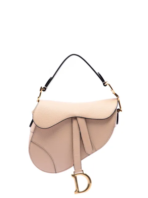 Christian Dior Pre-Owned 2018 Mini Grained Calfskin Saddle Bag satchel