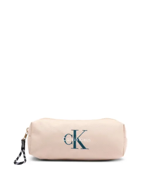 Calvin Klein Kids logo-embroidered pencil case