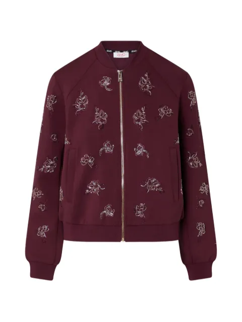 LIU JO sweatshirt with jewel embroidery